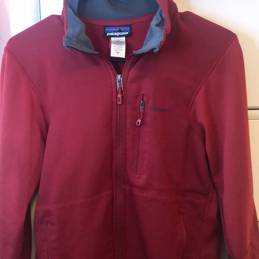 Men’s Red Patagonia Polartec Jacket